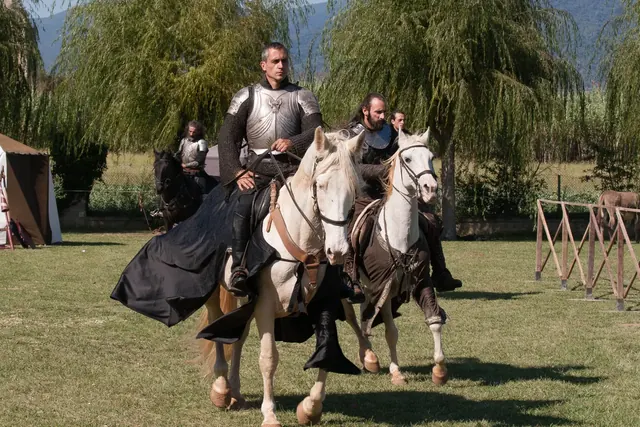 Knight on horseback in Movistar's Game of Thrones experience