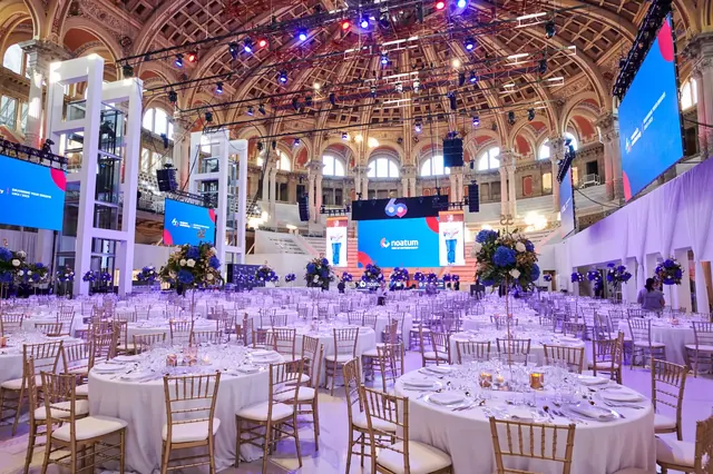 Noatum 60th anniversary gala dinner in the Sala Oval at MNAC